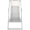 image:imageSafavieh Outdoor Collection Rendi Natural and Beige Relax Chair with PillowGrey  Beige