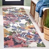 image:imageSAFAVIEH Blossom Collection Area Rug  5 x 8 Ivory amp Blue Handmade French Country Floral Wool Ideal for High Traffic Areas in Living Room Bedroom BLM464AIvoryBlue
