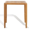 image:imageSAFAVIEH Couture Outdoor Tortuga NaturalWhite Solid Wood Accent Chair