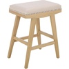 image:imageSAFAVIEH Furniture  Minato 26Inch Counter Stool  Cream Linen amp Natural Brown Legs  Solid Wood  Ideal for Kitchen Dining Room BST5601ACreamNatural