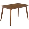 image:imageSAFAVIEH Furniture  Teru Rectangle Dining Table  Brown Solid Wood  Modern Dining Table  Ideal for Dining Room Kitchen 4724 W x 2953 D x 2953 H DTB3600ABrown