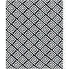image:imageSAFAVIEH Home Collection Veda BlackIvory Cotton 50 x 60 Decorative Accent Throw Blanket