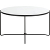 image:imageSAFAVIEH Home Collection Wrena WhiteBlack Round Coffee Table