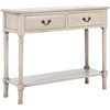 image:imageSafavieh Home Collection Primrose Brown 2Drawer Console TableGreige