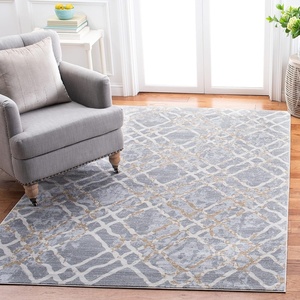 image:imageMartha Stewart x SAFAVIEH Area Rug Collection  53 x 77 Silver amp Ivory NonShedding amp Easy Cleaning Ideal for Living Room Bedroom Office Dining Space MSR0957G