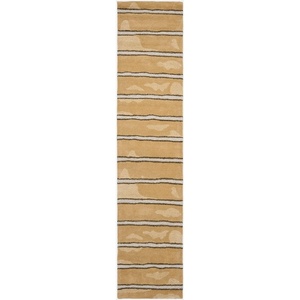 image:imageMartha Stewart x SAFAVIEH Area Rug Collection  6 Round Toffee Gold Handmade Wool amp Viscose Ideal for Living Room Bedroom Office Dining Space MSR3617BToffee Gold