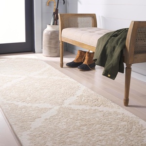 image:imageMartha Stewart x SAFAVIEH Area Rug Collection  8 x 10 Ivory amp Beige Handmade Wool Ideal for Living Room Bedroom Office Dining Space MSR3376BIvoryBeige