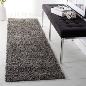 image:imageSAFAVIEH Area Rug 6x9  Athens Shag Collection Pink NonShedding amp Easy to Clean Ideal for Living Room Bedroom Dining Space SGA119PDark Grey