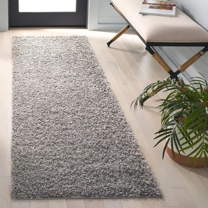image:imageSAFAVIEH Area Rug 6x9  Athens Shag Collection Pink NonShedding amp Easy to Clean Ideal for Living Room Bedroom Dining Space SGA119PLight Grey
