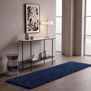 image:imageSAFAVIEH Area Rug 6x9  Athens Shag Collection Pink NonShedding amp Easy to Clean Ideal for Living Room Bedroom Dining Space SGA119PNavy