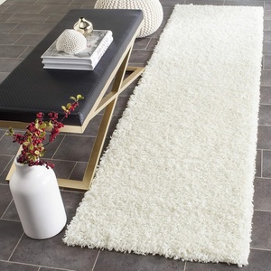 image:imageSAFAVIEH Area Rug 6x9  Athens Shag Collection Pink NonShedding amp Easy to Clean Ideal for Living Room Bedroom Dining Space SGA119POff White