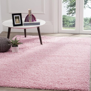 image:imageSAFAVIEH Area Rug 6x9  Athens Shag Collection Pink NonShedding amp Easy to Clean Ideal for Living Room Bedroom Dining Space SGA119PPink