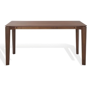 image:imageSAFAVIEH Couture Collection  Alyssamarie Black Rectangle Wood Dining Table Modern Tapered Leg Design SFV6715BWalnut