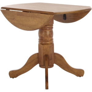 image:imageSAFAVIEH Furniture  Dakari 22 36 Drop Leaf Dining Table  Matte Black Compact Expandable Solid Wood Kitchen Table for Small Spaces DTB8500ADark Walnut