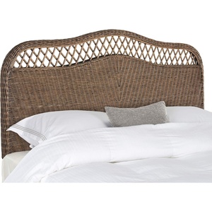 image:imageSAFAVIEH Furniture  Sephina Rattan Queen Headboard  White  Rattan  Coastal Woven Design  Ideal for Bedroom SEA8033BQBrown  Multi