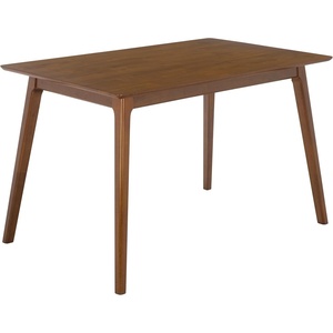 image:imageSAFAVIEH Furniture  Teru Rectangle Dining Table  Brown Solid Wood  Modern Dining Table  Ideal for Dining Room Kitchen 4724 W x 2953 D x 2953 H DTB3600ABrown