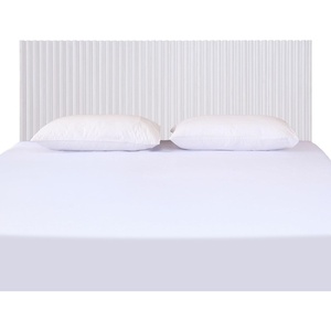 image:imageSAFAVIEH Home Collection  Telsi Oak Mounted Wood Headboard King Size Modern Vertical Slat Design Easy WallMount Bedroom Accent HBD9600CKBleached White