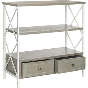 image:imageSafavieh American Homes Collection Chandra Pale Blue and White Smoke Console TableAsh Grey