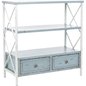 image:imageSafavieh American Homes Collection Chandra Pale Blue and White Smoke Console TablePale Blue  White Smoke
