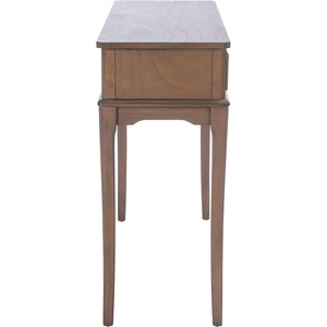 image:imageSafavieh Home Collection Opal Distressed White 2Drawer Console TableBrown