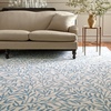 image:imageMartha Stewart x SAFAVIEH Area Rug Collection  5 x 8 Ivory amp Beige Handmade Wool Ideal for Living Room Bedroom Office Dining Space MSR3527AIvoryBlue