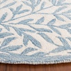 image:imageMartha Stewart x SAFAVIEH Area Rug Collection  5 x 8 Ivory amp Beige Handmade Wool Ideal for Living Room Bedroom Office Dining Space MSR3527AIvoryBlue