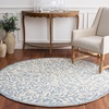 image:imageMartha Stewart x SAFAVIEH Area Rug Collection  5 x 8 Ivory amp Beige Handmade Wool Ideal for Living Room Bedroom Office Dining Space MSR3527AIvoryBlue