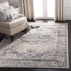 image:imageMartha Stewart x SAFAVIEH Area Rug Collection  51 x 76 Ivory amp Blue NonShedding amp Easy Cleaning Ideal for Living Room Bedroom Office Dining Space MSR868AIvoryBlue