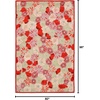 image:imageMartha Stewart x SAFAVIEH Area Rug Collection  6 Round Cornucopia Beige Handmade Wool amp Viscose Ideal for Living Room Bedroom Office Dining Space MSR3625CCayenne Red