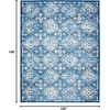 image:imageMartha Stewart x SAFAVIEH Area Rug Collection  8 x 10 Navy amp Cream Floral Pattern NonShedding amp Easy Cleaning Ideal for Living Room Bedroom Office Dining Space MSR2862NNavyCreme