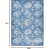 image:imageMartha Stewart x SAFAVIEH Area Rug Collection  8 x 10 Navy amp Cream Floral Pattern NonShedding amp Easy Cleaning Ideal for Living Room Bedroom Office Dining Space MSR2862NNavyCreme