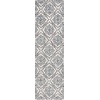 image:imageSAFAVIEH Abstract Collection Accent Rug  2 x 3 Blue amp Grey Handmade Wool Ideal for High Traffic Areas in Entryway Living Room Bedroom ABT201AIvoryNavy