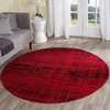 image:imageSAFAVIEH Adirondack Collection Accent Rug  26 x 4 Red amp Black Modern Abstract Design NonShedding amp Easy Care Ideal for High Traffic Areas in Entryway Living Room Bedroom ADR116FIvoryBlack