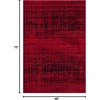 image:imageSAFAVIEH Adirondack Collection Accent Rug  26 x 4 Red amp Black Modern Abstract Design NonShedding amp Easy Care Ideal for High Traffic Areas in Entryway Living Room Bedroom ADR116FRed  Black
