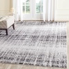 image:imageSAFAVIEH Adirondack Collection Accent Rug  26 x 4 Red amp Black Modern Abstract Design NonShedding amp Easy Care Ideal for High Traffic Areas in Entryway Living Room Bedroom ADR116FIvoryBlack