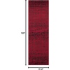 image:imageSAFAVIEH Adirondack Collection Accent Rug  26 x 4 Red amp Black Modern Abstract Design NonShedding amp Easy Care Ideal for High Traffic Areas in Entryway Living Room Bedroom ADR116FRed  Black
