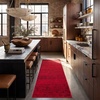 image:imageSAFAVIEH Adirondack Collection Accent Rug  26 x 4 Red amp Black Modern Abstract Design NonShedding amp Easy Care Ideal for High Traffic Areas in Entryway Living Room Bedroom ADR117FRed  Black