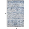 image:imageSAFAVIEH Adirondack Collection Accent Rug  26 x 4 Red amp Black Modern Abstract Design NonShedding amp Easy Care Ideal for High Traffic Areas in Entryway Living Room Bedroom ADR117FBlueSilver