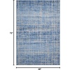 image:imageSAFAVIEH Adirondack Collection Accent Rug  26 x 4 Red amp Black Modern Abstract Design NonShedding amp Easy Care Ideal for High Traffic Areas in Entryway Living Room Bedroom ADR116FBlueSilver