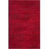 image:imageSAFAVIEH Adirondack Collection Accent Rug  26 x 4 Red amp Black Modern Abstract Design NonShedding amp Easy Care Ideal for High Traffic Areas in Entryway Living Room Bedroom ADR117FRed  Black