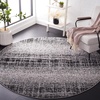 image:imageSAFAVIEH Adirondack Collection Accent Rug  26 x 4 Red amp Black Modern Abstract Design NonShedding amp Easy Care Ideal for High Traffic Areas in Entryway Living Room Bedroom ADR116FSilverBlack