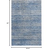 image:imageSAFAVIEH Adirondack Collection Accent Rug  26 x 4 Red amp Black Modern Abstract Design NonShedding amp Easy Care Ideal for High Traffic Areas in Entryway Living Room Bedroom ADR117FBlueSilver
