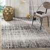 image:imageSAFAVIEH Adirondack Collection Accent Rug  26 x 4 Red amp Black Modern Abstract Design NonShedding amp Easy Care Ideal for High Traffic Areas in Entryway Living Room Bedroom ADR116FIvoryBlack