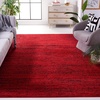 image:imageSAFAVIEH Adirondack Collection Accent Rug  26 x 4 Red amp Black Modern Abstract Design NonShedding amp Easy Care Ideal for High Traffic Areas in Entryway Living Room Bedroom ADR117FRed  Black