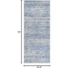 image:imageSAFAVIEH Adirondack Collection Accent Rug  26 x 4 Red amp Black Modern Abstract Design NonShedding amp Easy Care Ideal for High Traffic Areas in Entryway Living Room Bedroom ADR117FBlueSilver