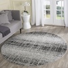 image:imageSAFAVIEH Adirondack Collection Accent Rug  26 x 4 Red amp Black Modern Abstract Design NonShedding amp Easy Care Ideal for High Traffic Areas in Entryway Living Room Bedroom ADR116FSilverBlack