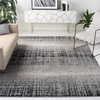 image:imageSAFAVIEH Adirondack Collection Accent Rug  26 x 4 Red amp Black Modern Abstract Design NonShedding amp Easy Care Ideal for High Traffic Areas in Entryway Living Room Bedroom ADR116FSilverBlack