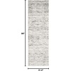 image:imageSAFAVIEH Adirondack Collection Accent Rug  26 x 4 Red amp Black Modern Abstract Design NonShedding amp Easy Care Ideal for High Traffic Areas in Entryway Living Room Bedroom ADR117FIvorySilver