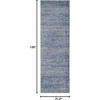 image:imageSAFAVIEH Adirondack Collection Accent Rug  26 x 4 Red amp Black Modern Abstract Design NonShedding amp Easy Care Ideal for High Traffic Areas in Entryway Living Room Bedroom ADR117FBlueSilver