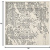 image:imageSAFAVIEH Adirondack Collection Accent Rug  26 x 4 Red amp Black Oriental Distressed Design NonShedding amp Easy Care Ideal for High Traffic Areas in Entryway Living Room Bedroom ADR101FIvorySilver